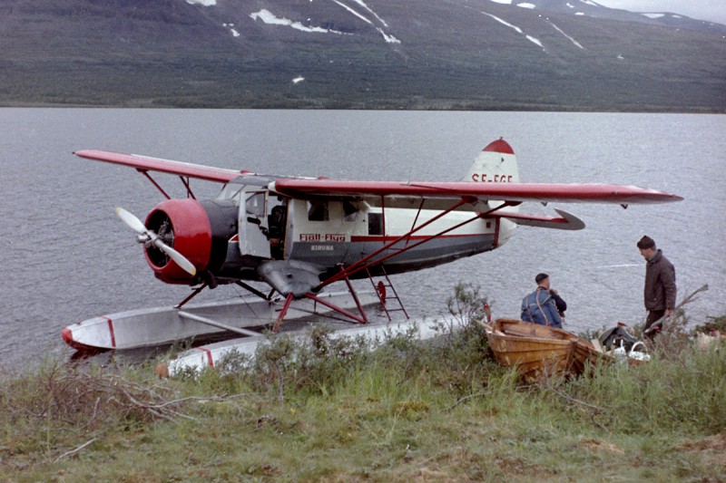 SE-EGF troligen tagen 1965 eller 1966 under en utflykt med Norrbottens företagarförening.