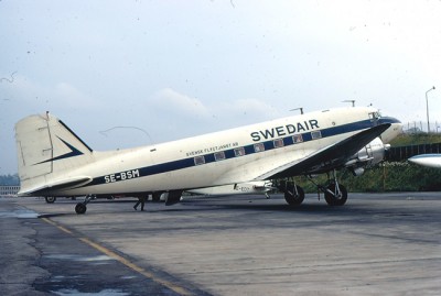 SE-BSM på Bromma den 10 juli 1970, foto Leif Fredin