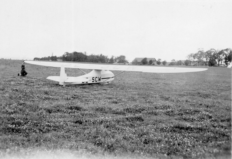 SE-SCW på F 7 Såtenäs under andra hälften 1940-talet.