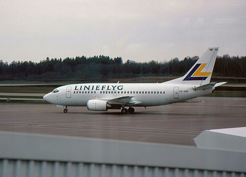 SE-DND på Arlanda maj 1991. Foto: Magnus Wall