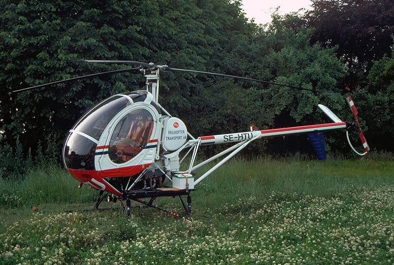 SE-HTU på Morupsfältet utanför Falkenberg 1994. Foto: Sven-Erik Jönsson