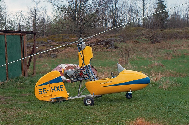 SE-HXE 1977-05-15. Plats ej känd. Foto: Benny Karlsson