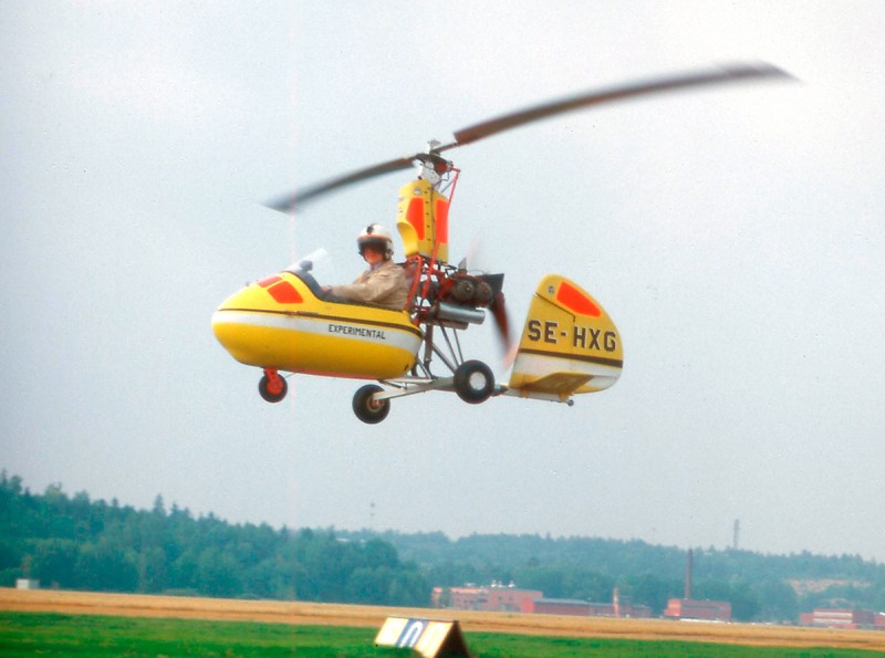 SE-HXG omkring 1981, plats ej känd. Foto ur Freddy Stenboms donerade samling