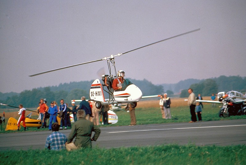 SE-HXI ca 1985, plats ej känd. Foto: Freddy Stenbom