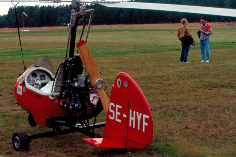 SE-HYF augusti 1993. Plats ej känd. Foto: Freddy Stenbom