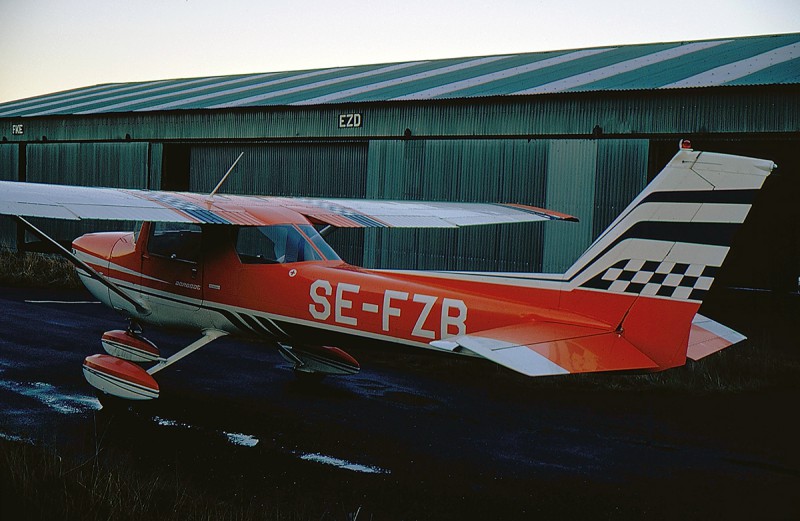 SE-FZB på Torslanda 1973-01-03. Foto: Sven Kull