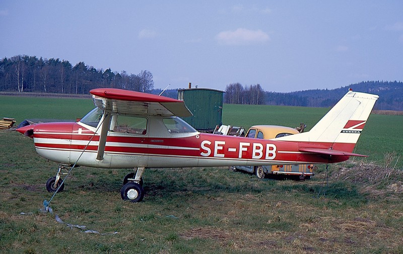 SE-FBB på Alingsås 1973-04-29. Foto: Sven Kull