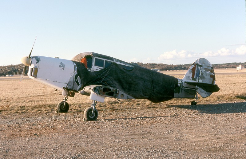 SE-CEA på Torslanda 1978, vid Blå hangaren. Foto: Per Lindquist