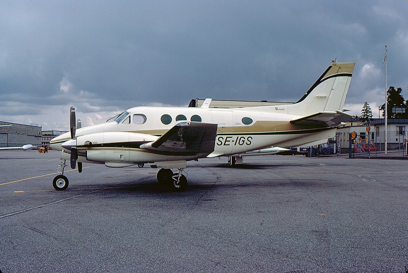 SE-IGS på Bromma 1981-08-20. Foto: Rolf Larsson.