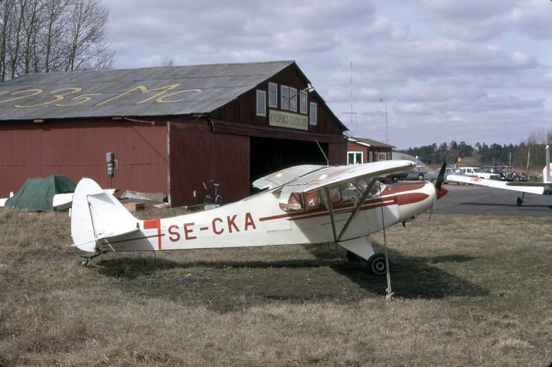 SE-CKA på Brandholmen, Nyköping den 14 april 1974, foto: Leif Fredin