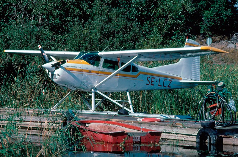 SE-LCZ vid Stockholms flyghamn 1997-09-08. Foto: Hans Wallin