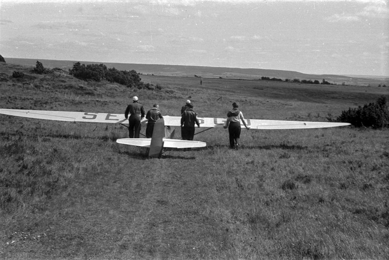 SE-SGO på Ålleberg, troligen början 1950-talet. Foto: Berrek via Thorsten Fridlizius.