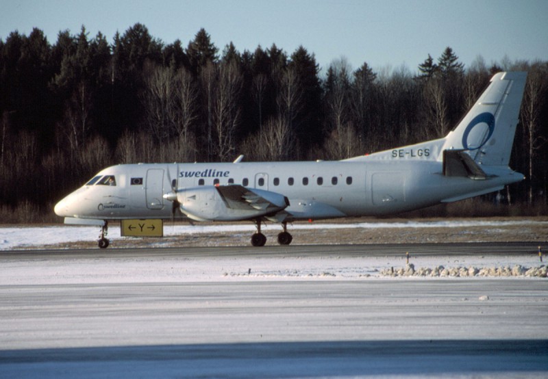 SE-LGS på Arlanda 2002-12-18. Foto: Bill Östring