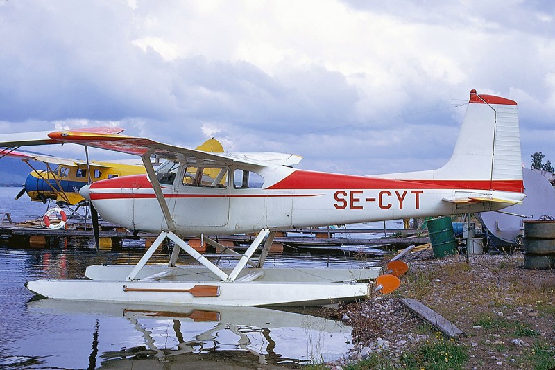 SE-CYT vid Arjeplog ca juli 1973. Foto: Sven Stridsberg