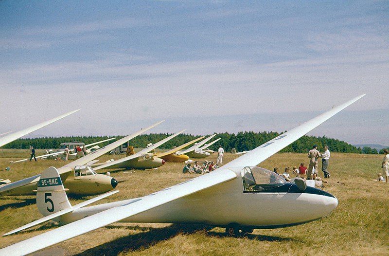 SE-SNC på Ålleberg 1959. Foto: Åke Bäckman