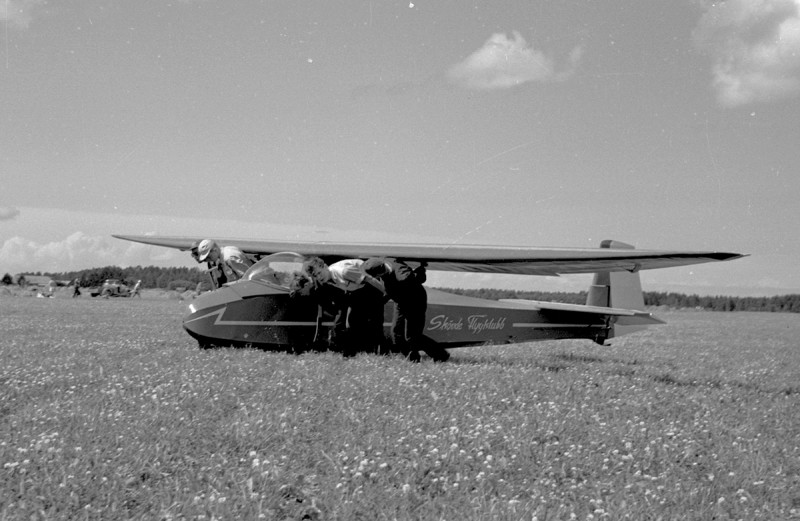 SE-SNN på Vinninga / Sävare, Lidköping 1953. Foto: Thorsten Fridlizius