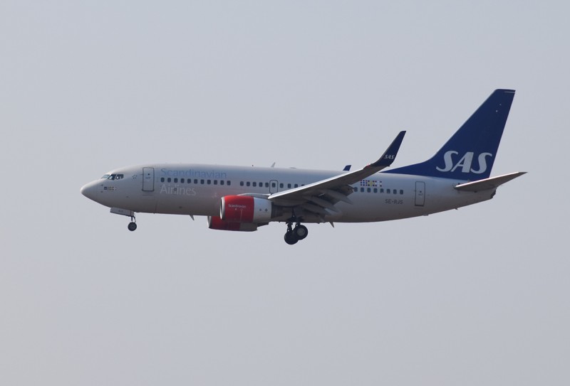 SE-RJS strax före landning på Landvetter 2019-04-04. Foto: Sven-Erik Jönsson