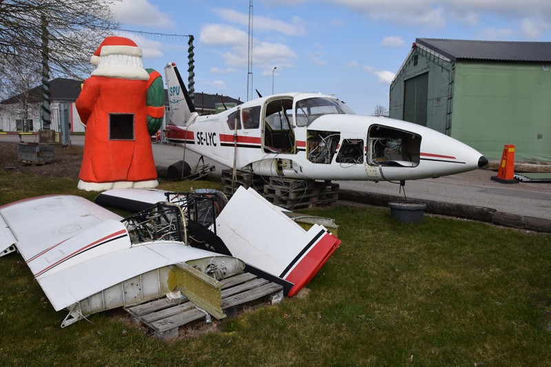 SE-LYC vid Skattagårdens Handelshus i Ödeshög 2019-04-08. Foto: Sven-Erik Jönsson