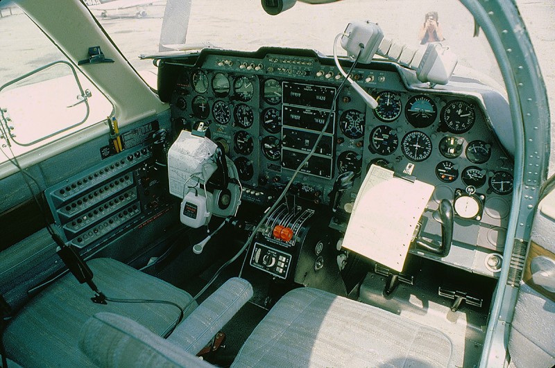 cockpit i SE-FRB. Foto: Bo Sehlberg