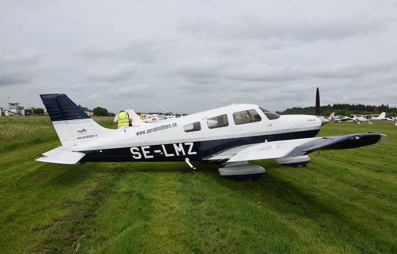 SE-LMZ på Falköping vid EAA Fly-in 2017-06-03. Foto: Sven-Erik Jönsson