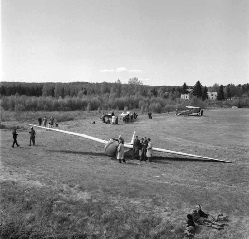 SE-SPL på Jönköpingsfältet 1953-05-09. Foto: Yngve Norrvi