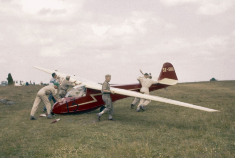 SE-SWA på Ålleberg ca 1959. Foto: Yngve Norrvi