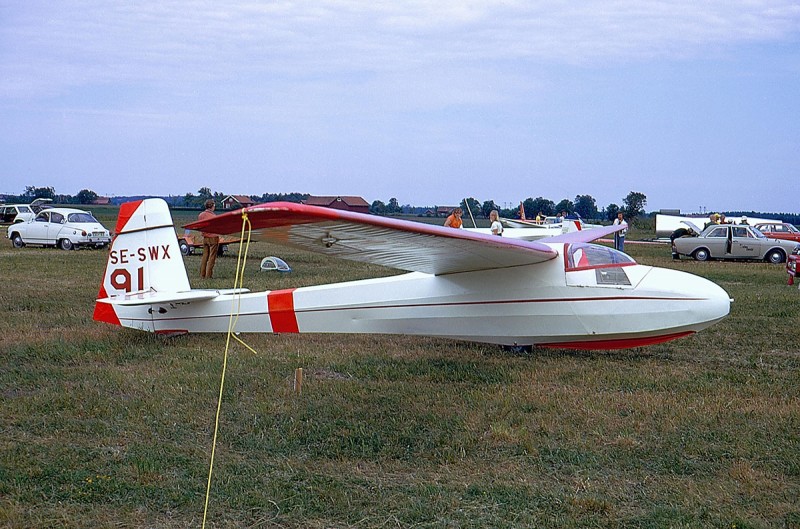 SE-SWX på Hovby, Lidköping 1974-06-16. Foto: Sven Kull.