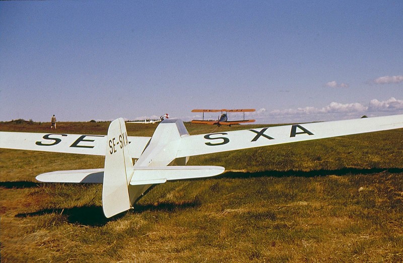 SE-SXA på Ålleberg 1959. Foto: Åke Bäckman, Clemensnäs