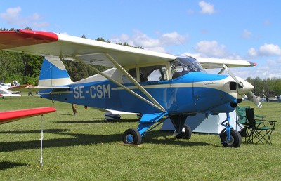 SE-CSM vid EAA Fly-in på Barkarby den 3 juni 2006. <br />Foto: Sven-Erik Jönsson