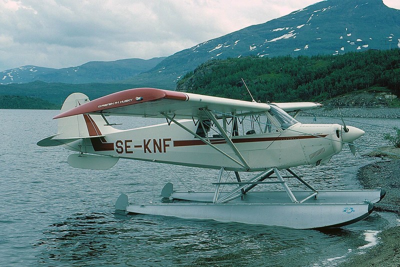 SE-KNF vid Riksgränsen 1991-07-15. Foto: Hans Wallin vid Tor Johnsson.