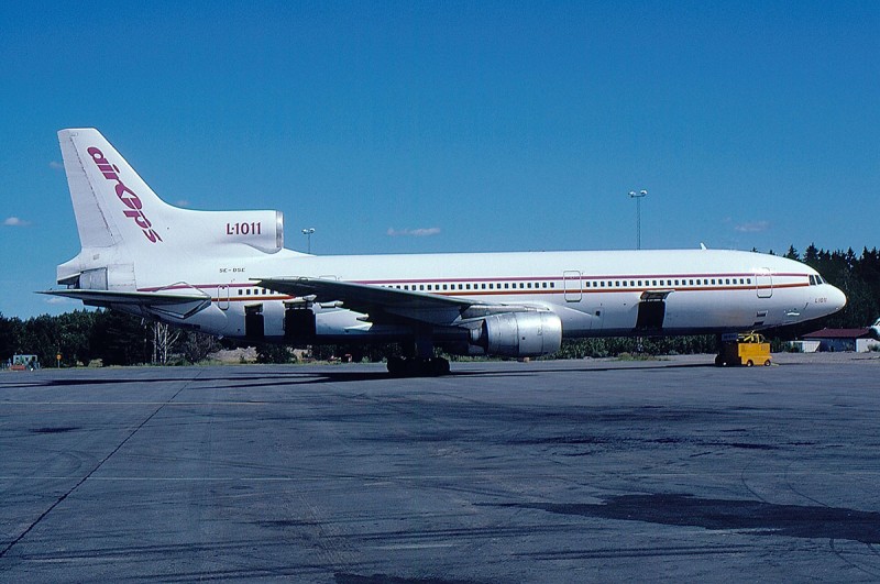 SE-DSE på Arlanda den 1995-07-26. Foto Hans Wallin via Tor Johnsson.