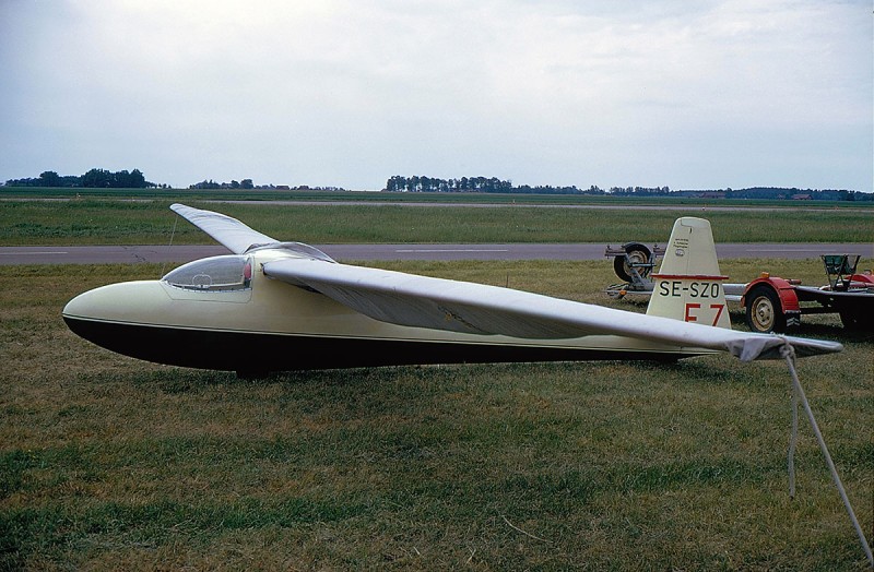 SE-SZO på Hovby, Lidköping den 1974-06-16. Foto: Sven Kull.