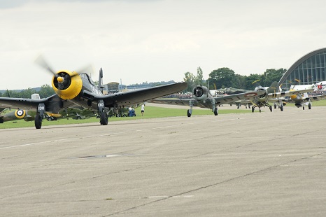 Levande flyg på Duxford. Foto Lennart Berns