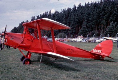 SE-CWG på Kungsängens flygplats, Norrköping den 17 augusti 1974.<br />Foto: Lars E Lundin