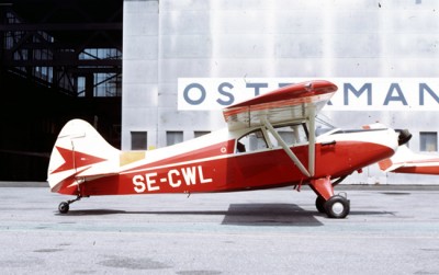 SE-CWL på Bromma, ca 1974. Foto Freddy Stenbom