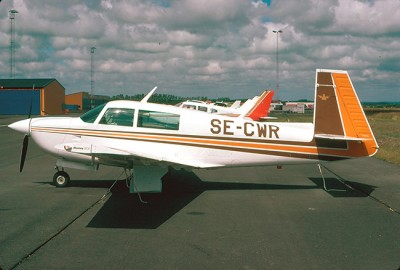 SE-CWR på Säve den 30 aug 1978. Foto: Lars E Lundin