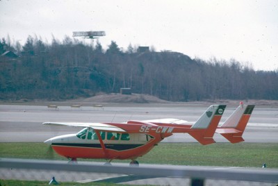 SE-CWW på Bromma våren 1971. Foto: Benny Karlsson