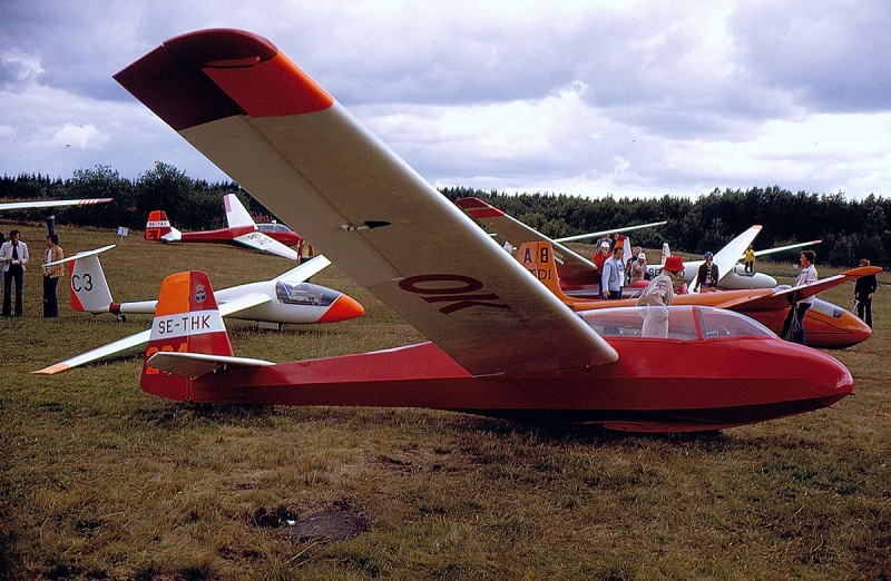 SE-THK på Ålleberg 1974-07-24. Foto: Sven Kull