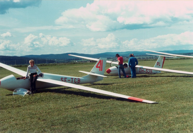 SE-TCB på Rommehed, datum ej känt. Foto via Thorsten Fridlizius.