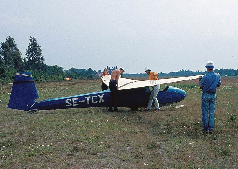 SE-TCX på Kronobergshed 1970. Foto: Uldis Sisins.