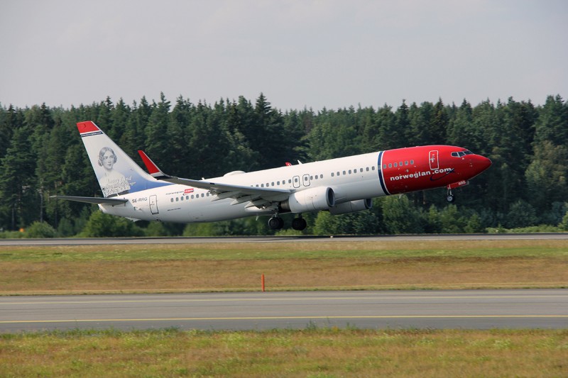 SE-RRG startar från bana 08 på Arlanda den 27 juni 2021. Foto: Hans Groby