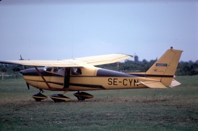 SE-CYN på Borglanda i juli 1974. Foto Freddy Stenborg