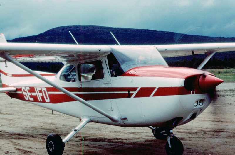 SE-IFD på Hemavan i augusti 1988. Foto: Freddy Stenbom.