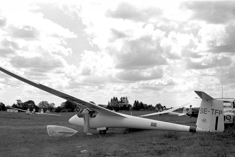 SE-TFP på Kronobergshed 1972. Foto: Uldis Sisins.