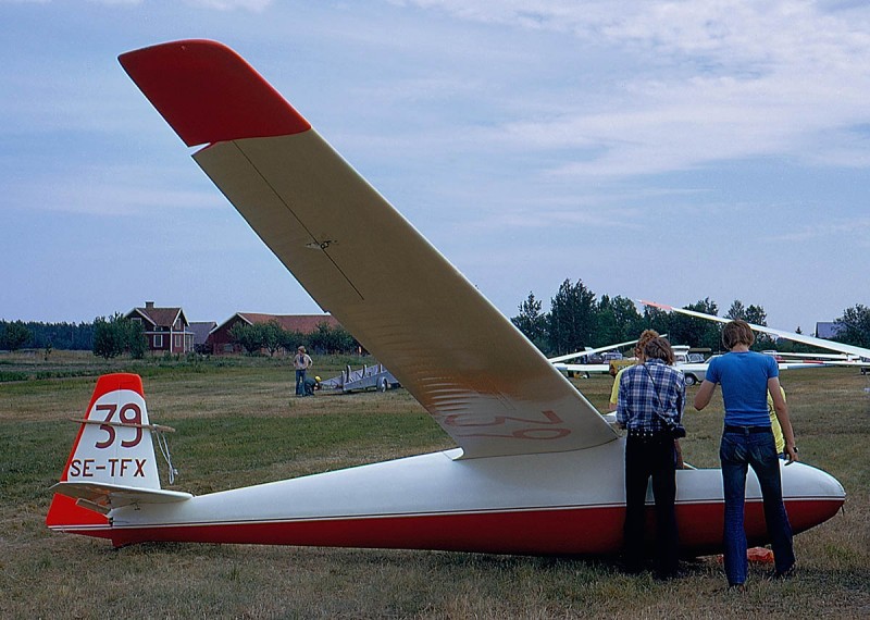 SE-TFX på Hovby, Lidköping 1974-06-16. Foto: Sven Kull.