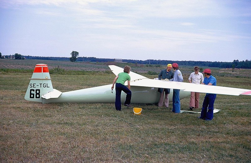 SE-TGL på Hovby, Lidköping den 16 juni 1974. Foto: Sven Kull.