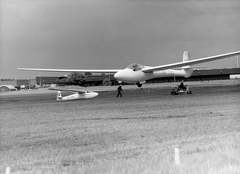 SE-TGO vid start, plats och datum ej känt. Foto via Flygrevyn / Christina Lindberg