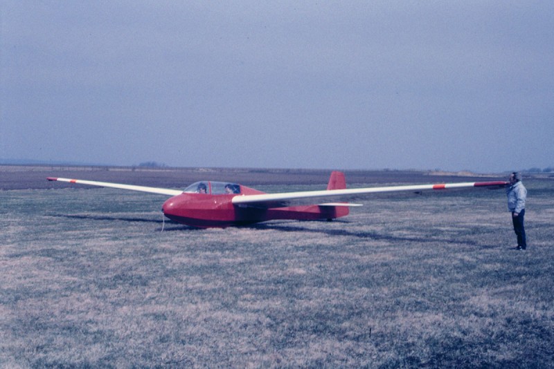 SE-THH på F 14, Halmstad flygfält ca 1985. Foto: Sven-Erik Jönsson