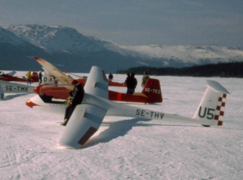 SE-THV på Ottsjö mars 1980. Foto: Yngve Norrvi