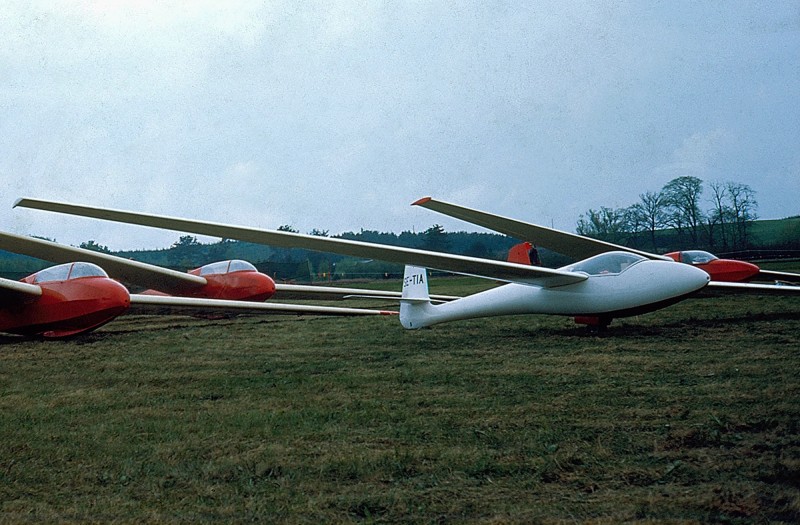 SE-TIA på Sövde flygfält 1969. Foto: Uldis Sisins